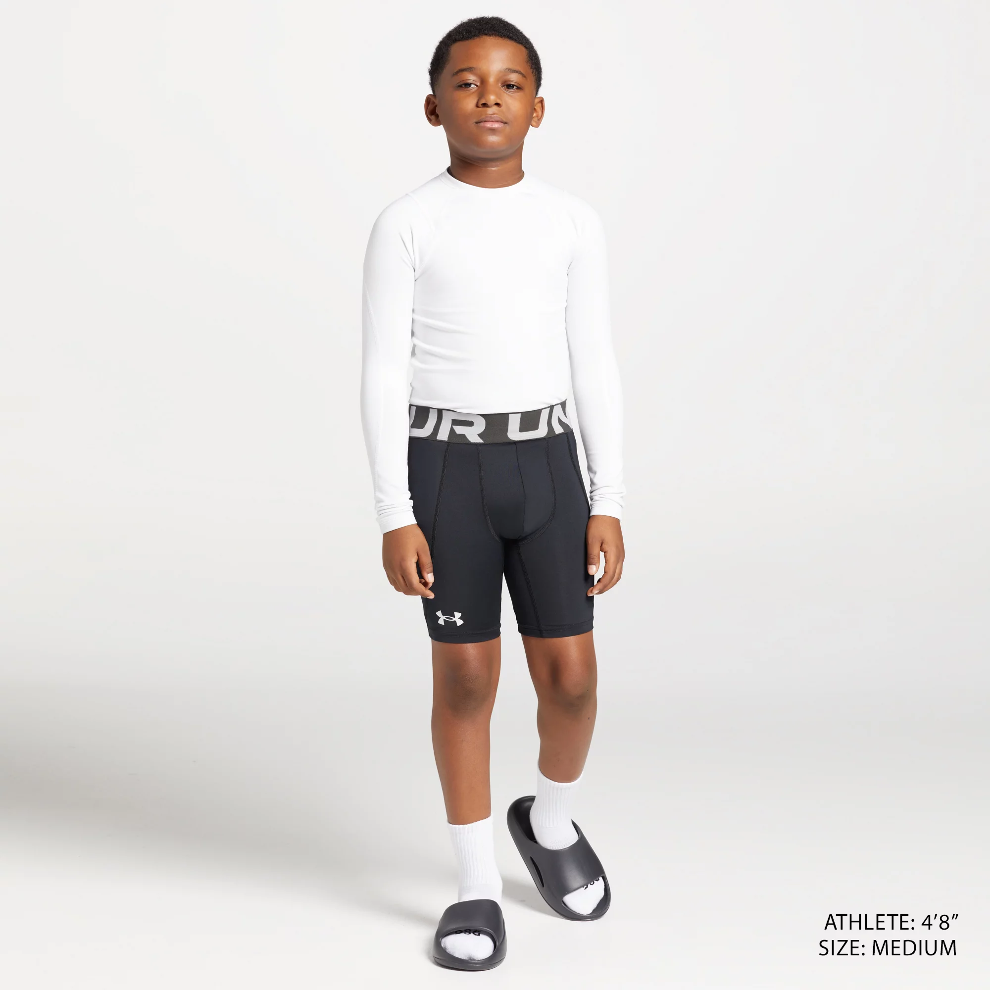 Under Armour Boys' Diamond Utility Slider Shorts - Image 2