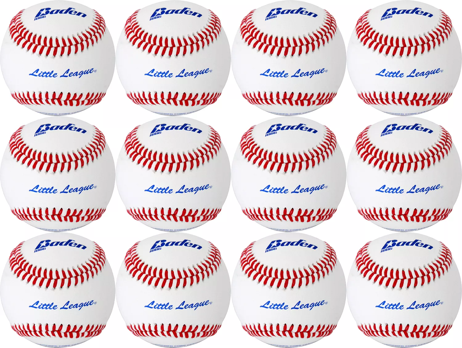 Baden Official Little League Baseballs - 12-Pack