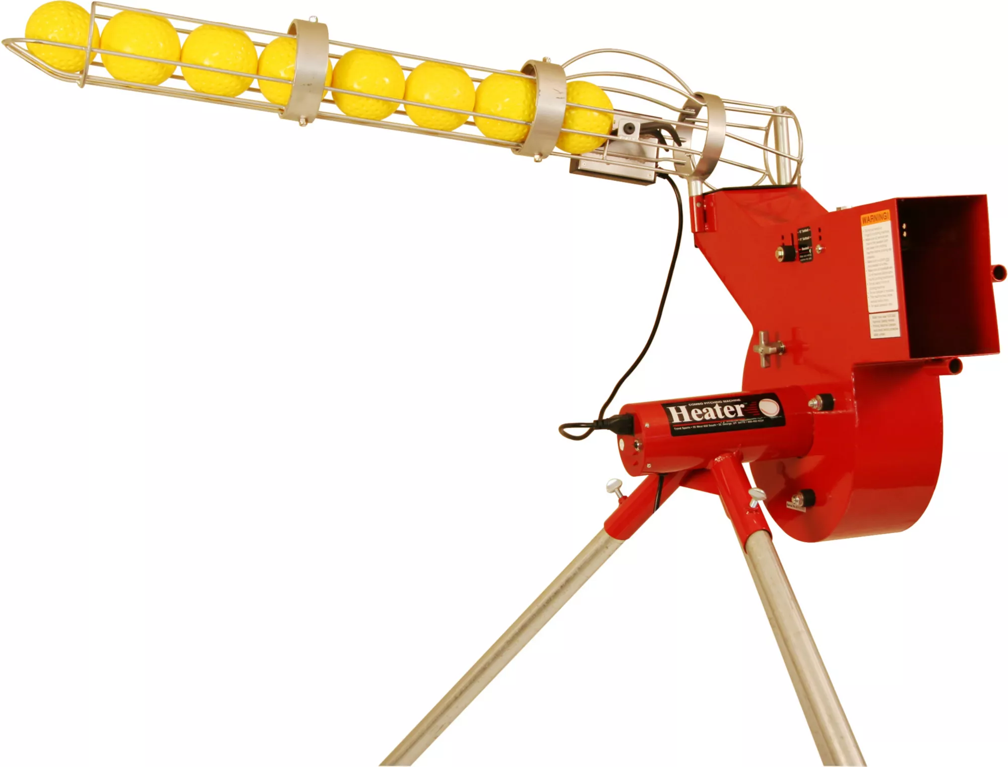 Heater Baseball/Softball Combo Pitching Machine W/ Feeder