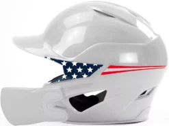 Under Armour Junior USA Converge Baseball Batting Helmet W/ Universal Jaw Guard