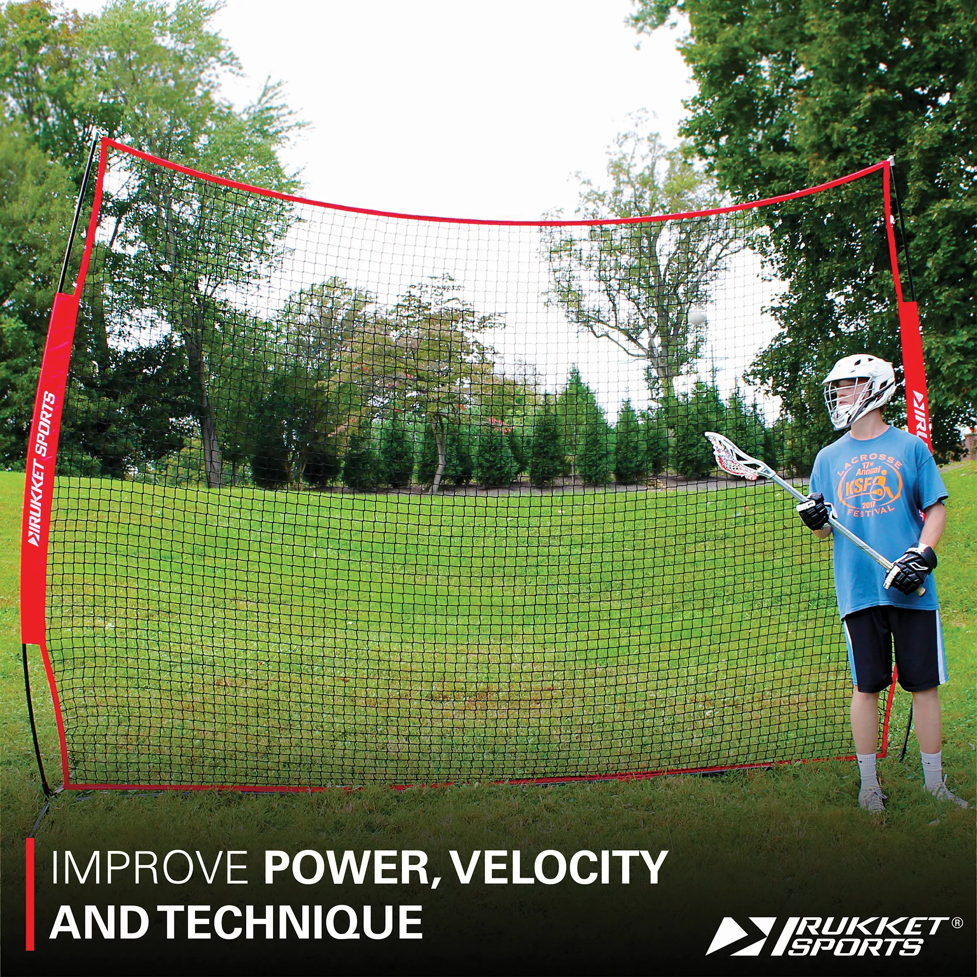 Rukket Sports 12' X 9' Multi-Sport Barrier Net - Image 5