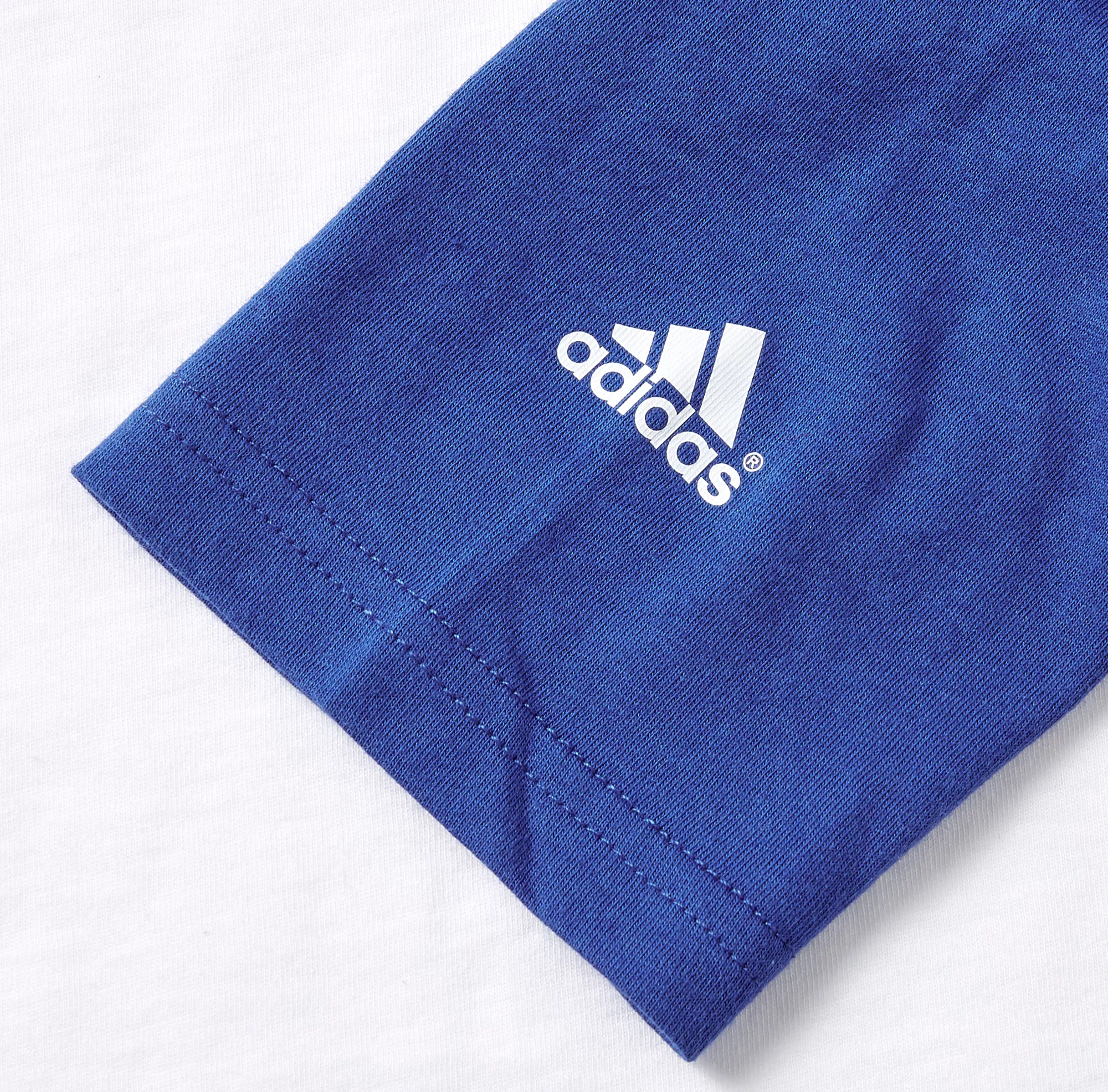 Adidas Youth Triple Stripe ¾ Sleeve Baseball Practice Shirt - Image 4