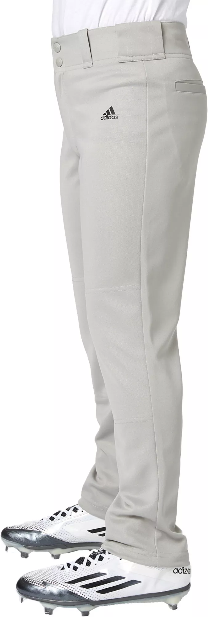 Adidas Boys' Triple Stripe Open Bottom Baseball Pants - Image 2