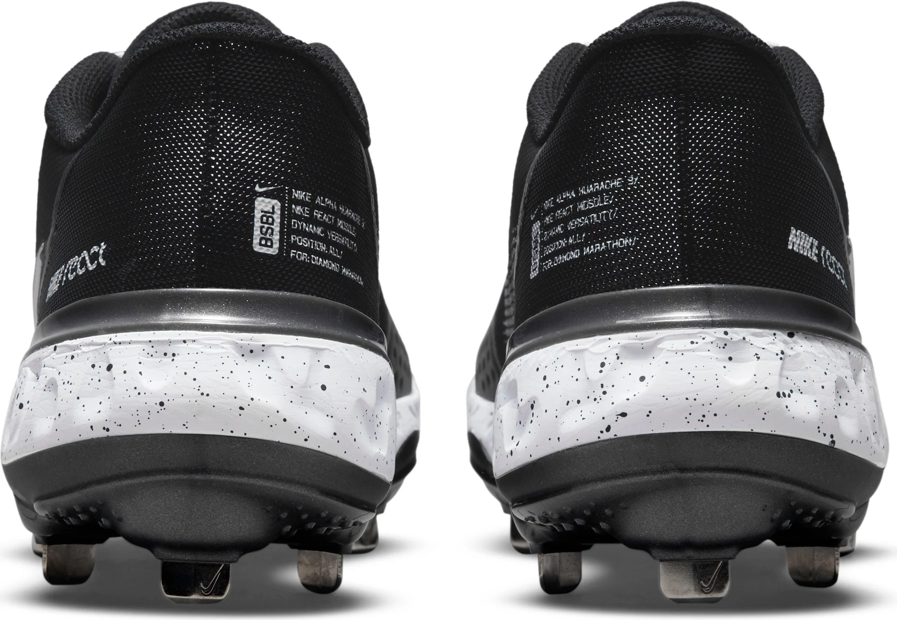 Nike Men's Alpha Huarache Elite 3 Metal Baseball Cleats - Image 5