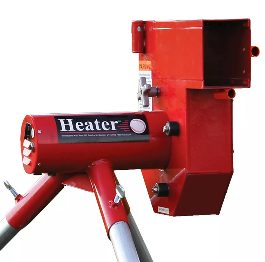 Heater Baseball Pitching Machine & Xtender 24' Batting Cage - Image 3