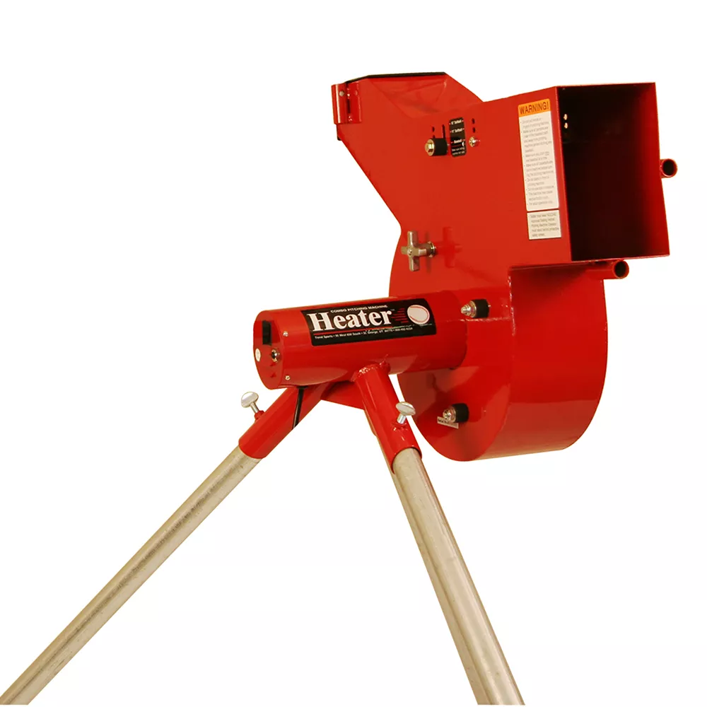 Heater Combo Pitching Machine & Xtender 24' Batting Cage - Image 2