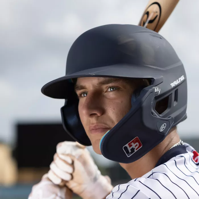 Rawlings Senior MACH Baseball Batting Helmet W/ Adjustable Face Guard - Image 3