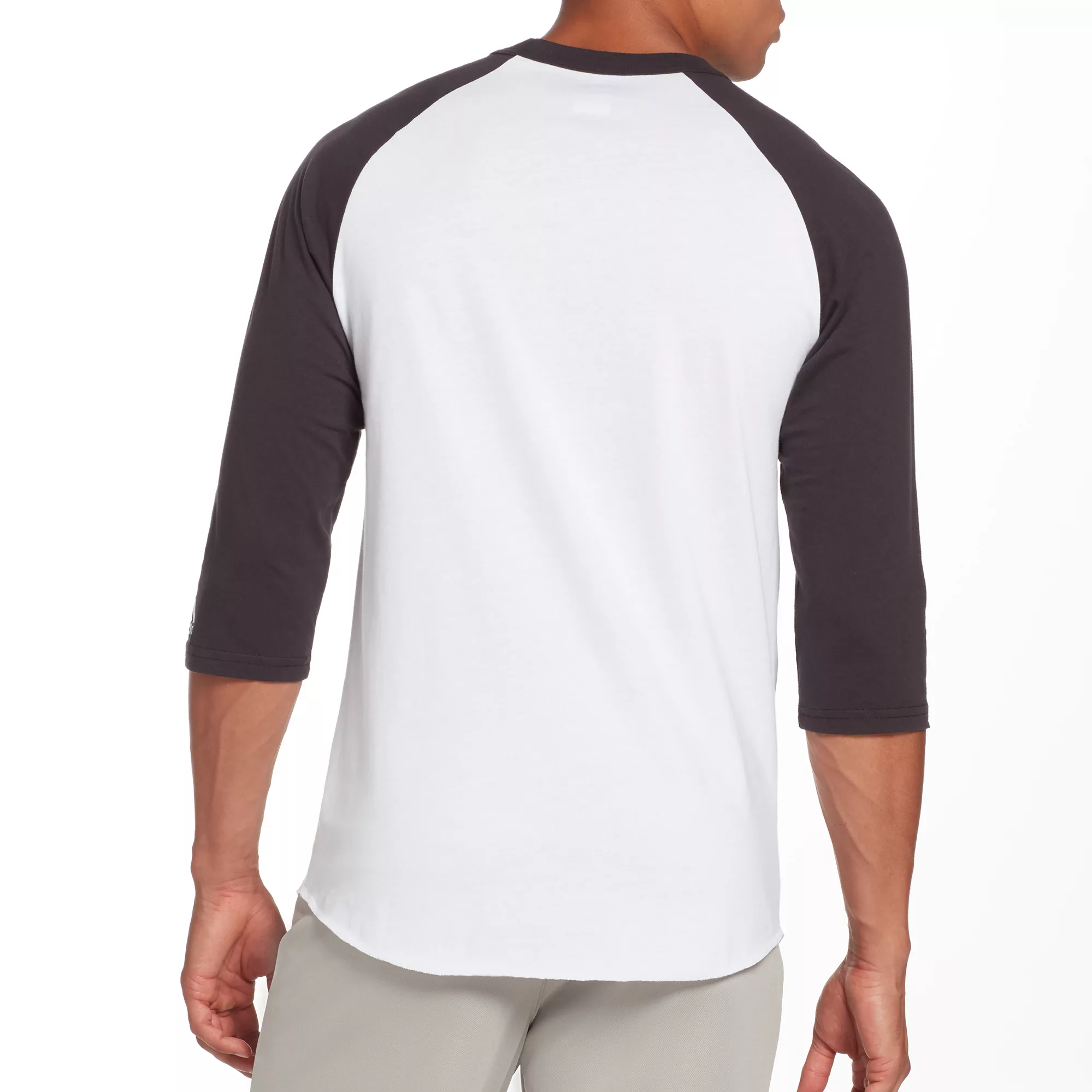 Adidas Men's Triple Stripe Graphic ¾ Sleeve Baseball Shirt - Image 2