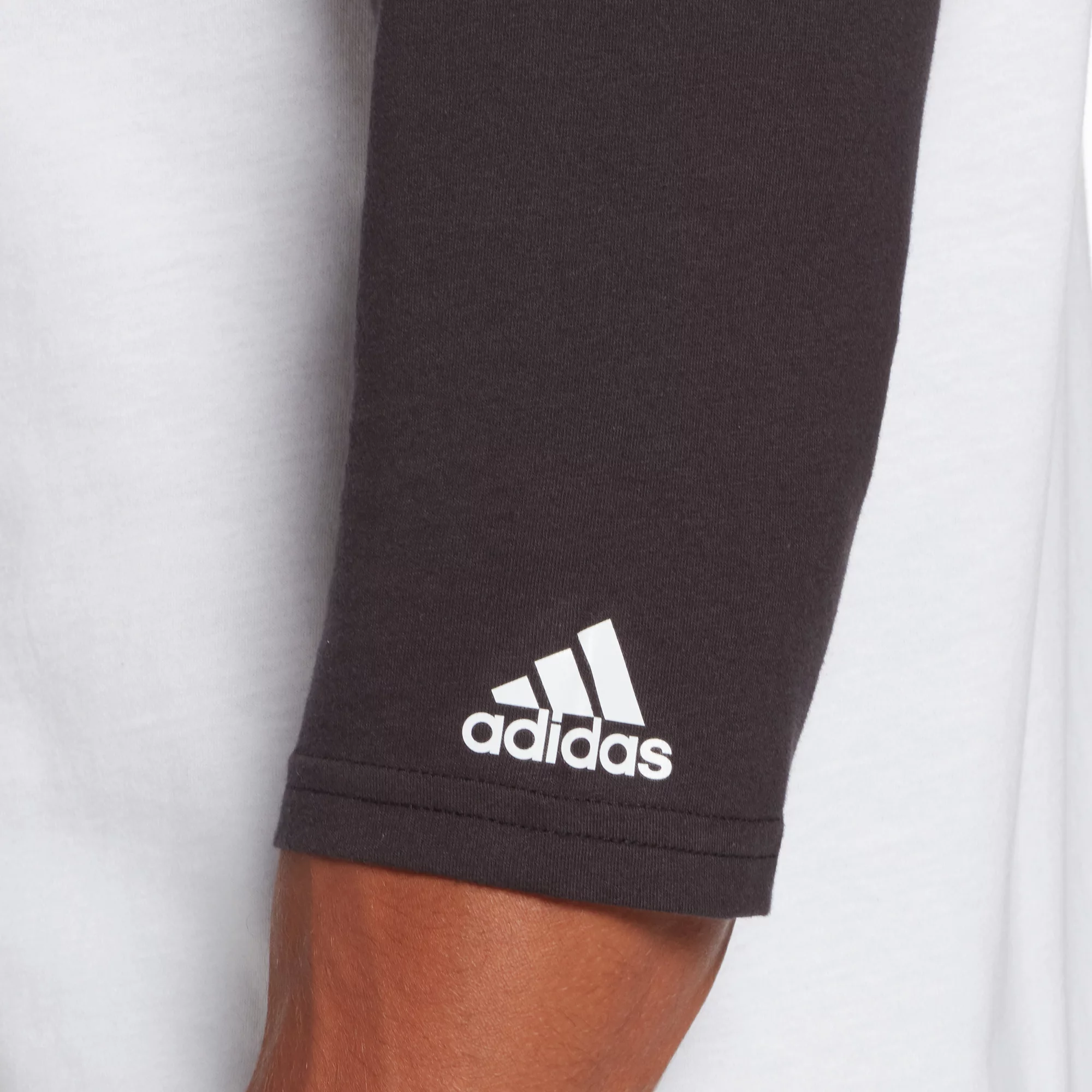 Adidas Men's Triple Stripe Graphic ¾ Sleeve Baseball Shirt - Image 6