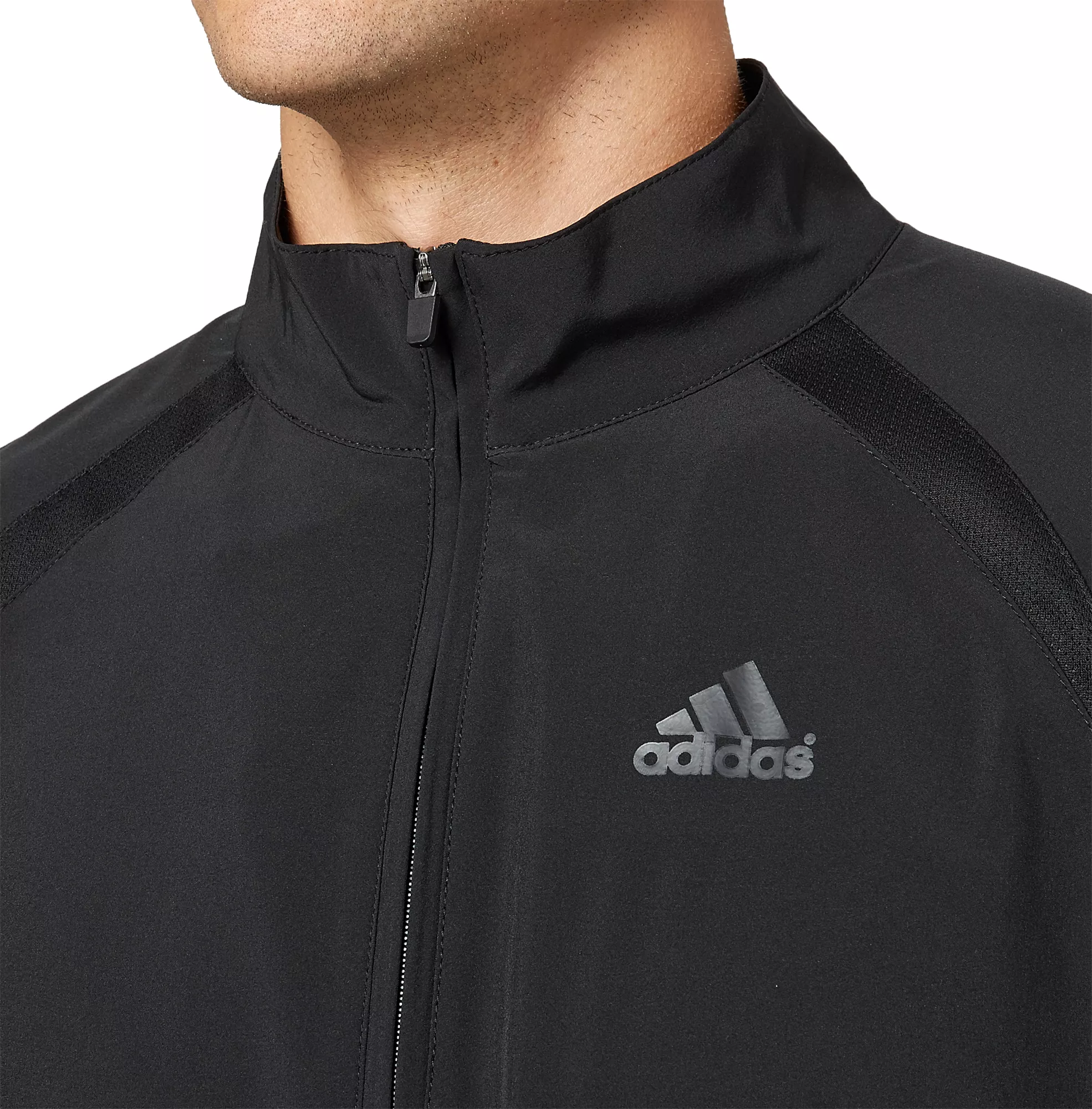 Adidas Men's Triple Stripe Long Sleeve Baseball Jacket - Image 3