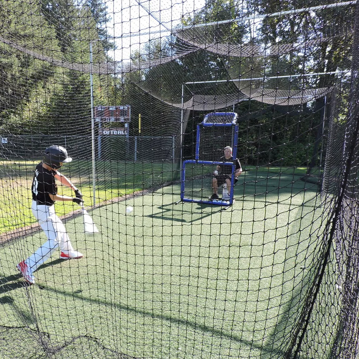 Jugs N1900 #9 Baseball Batting Cage Net (191 Lb.) - Image 2