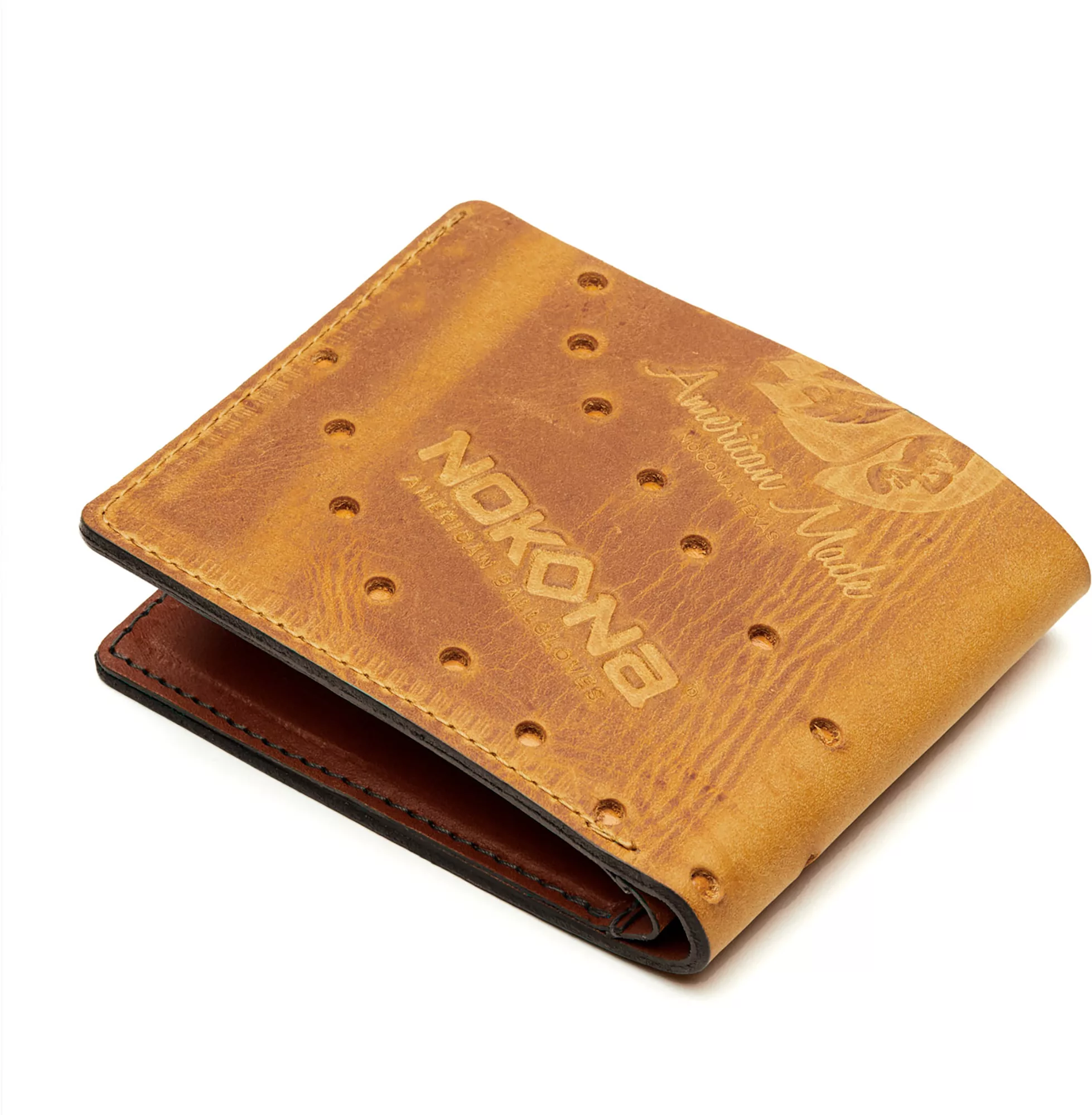 Nokona Ballglove Leather Wallet - Image 3