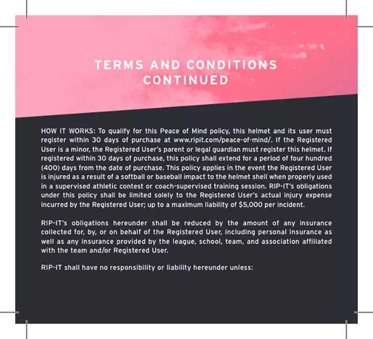 RIP-IT Girls' Emma Collection 'Play Ball' Softball Batting Helmet - Image 6