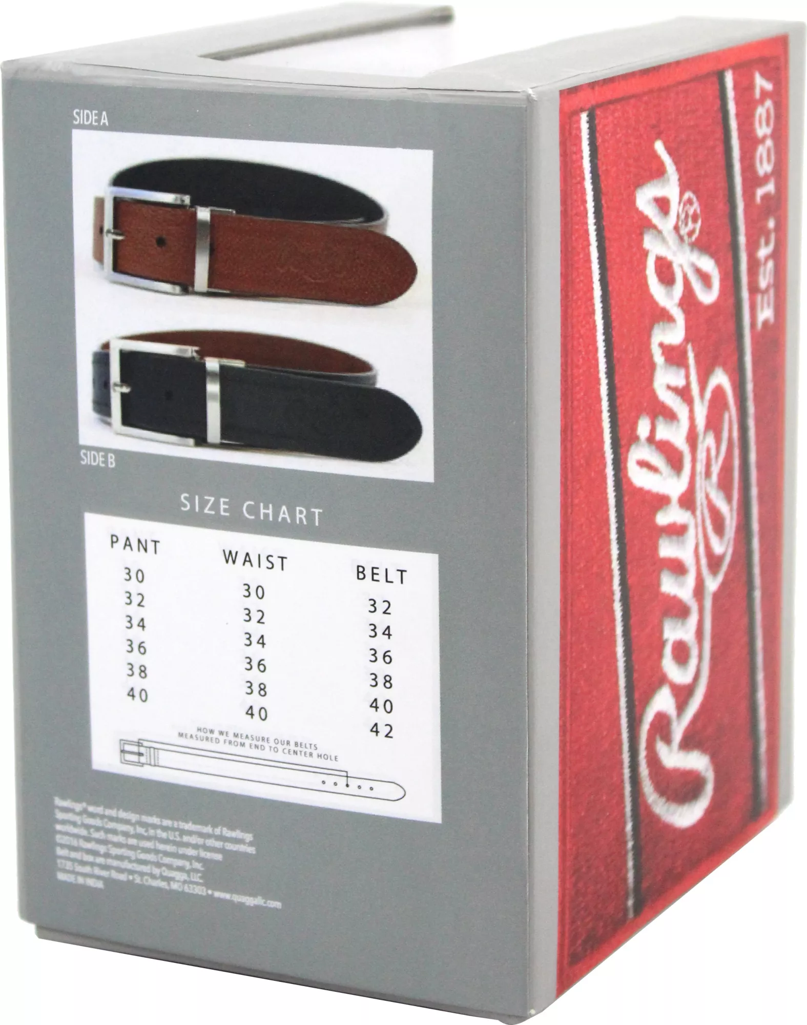 Rawlings Reversible Leather Belt - Image 2